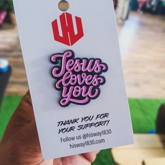 Jesus Loves You Hat Pin