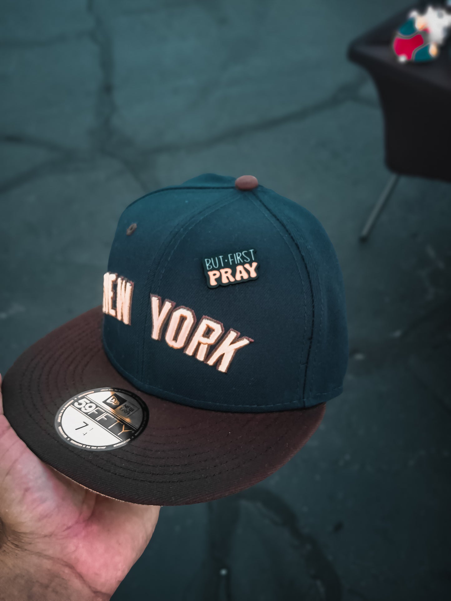 But First Pray Hat Pin