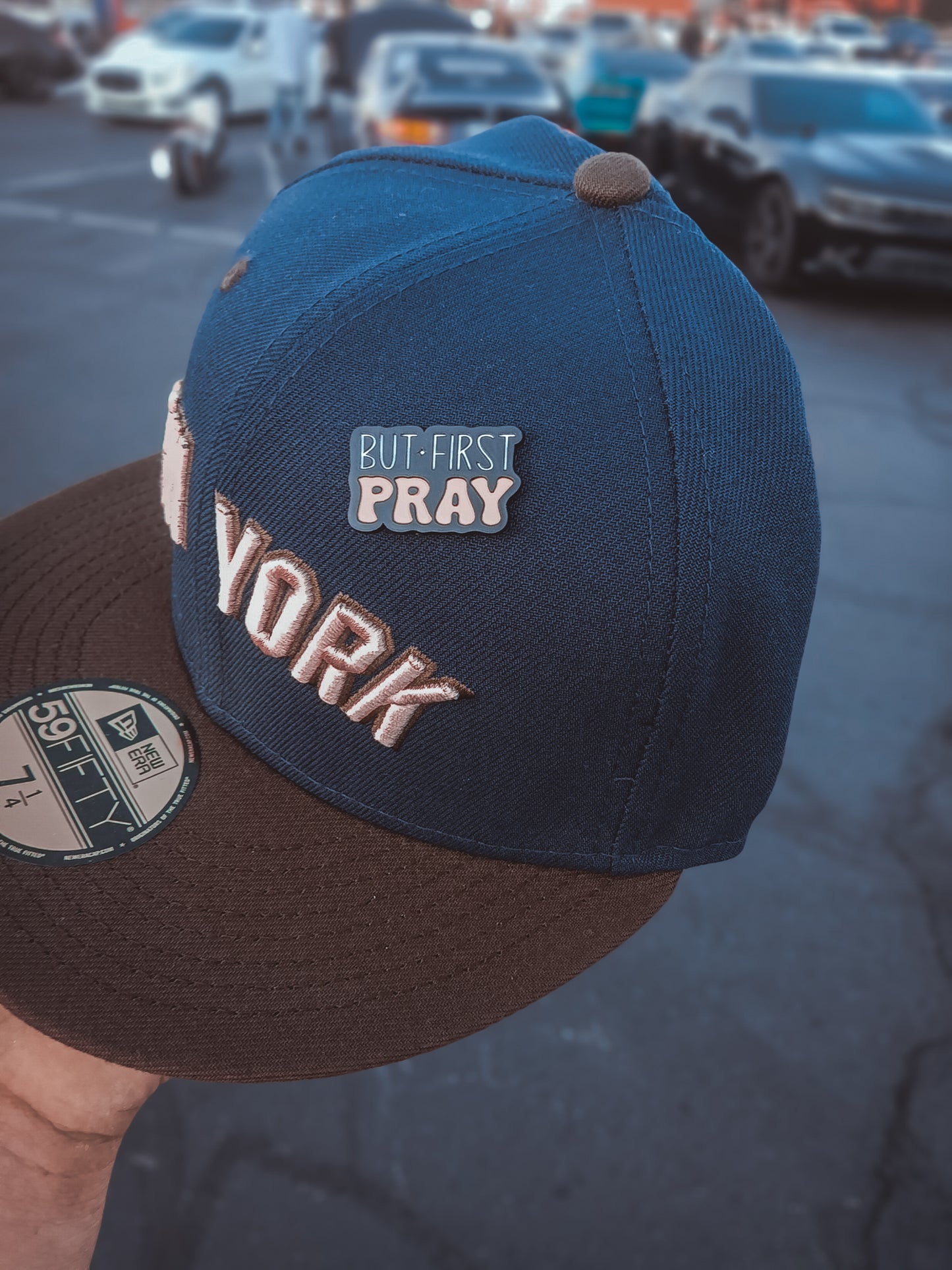 But First Pray Hat Pin