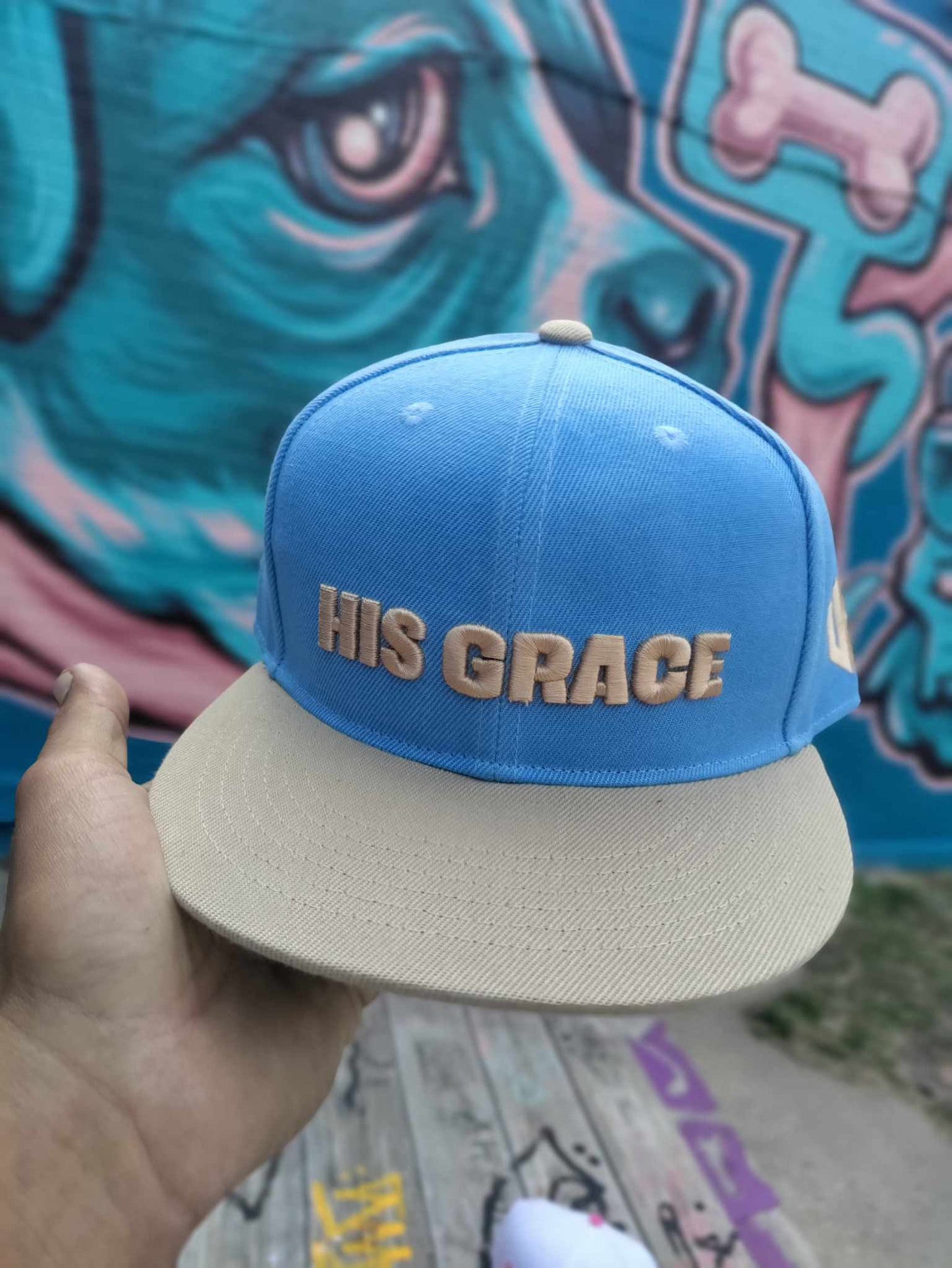 His Grace - Slate and Brown Snapback