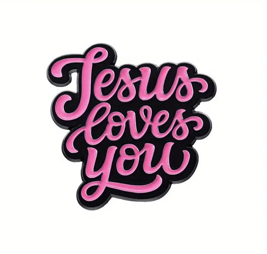 Jesus Loves You Hat Pin